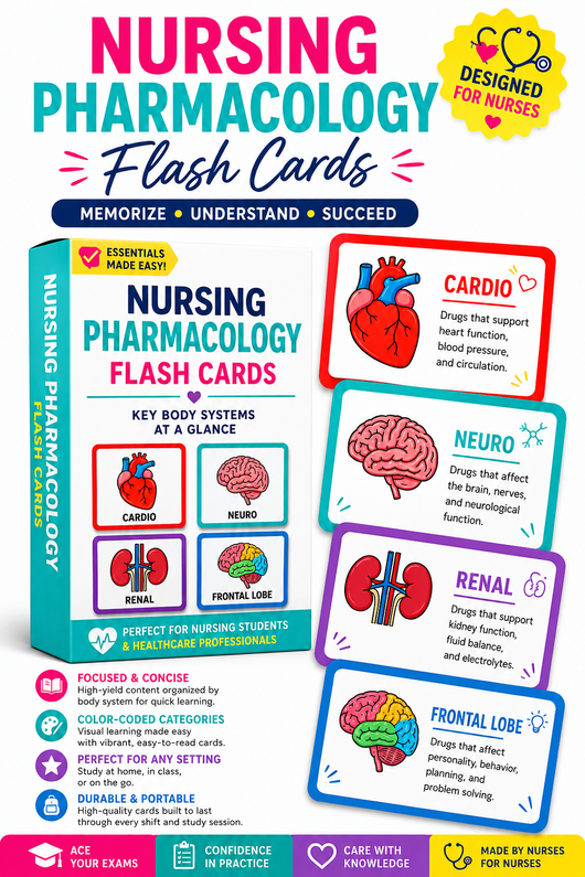 Nursing Study Flash Cards