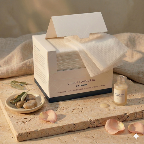 Gentle Facial Cleansing Cloths - Disposable & Ultra-Soft